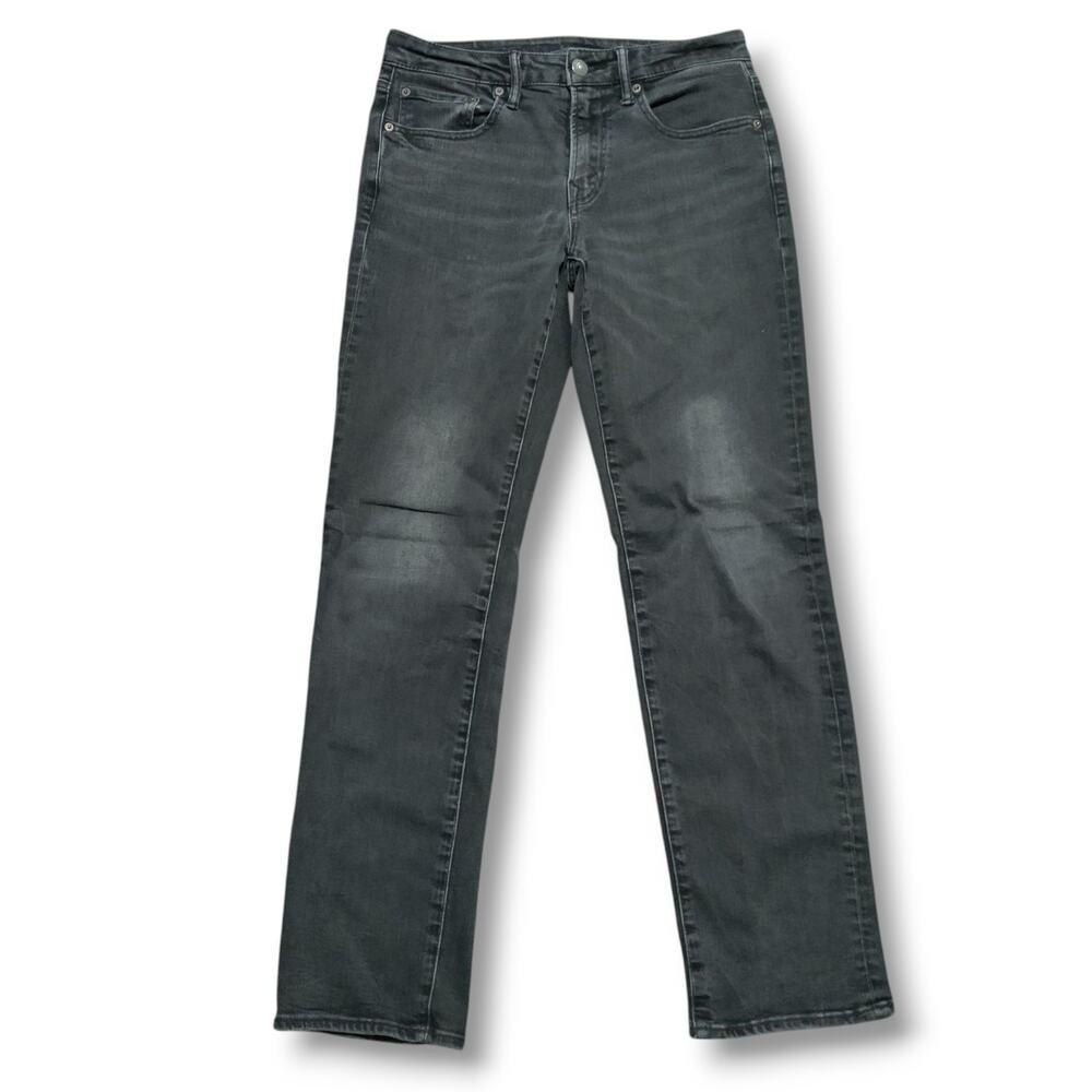 American Eagle Next Level Stretch Jeans Mens 31 x 30 Black Denim
